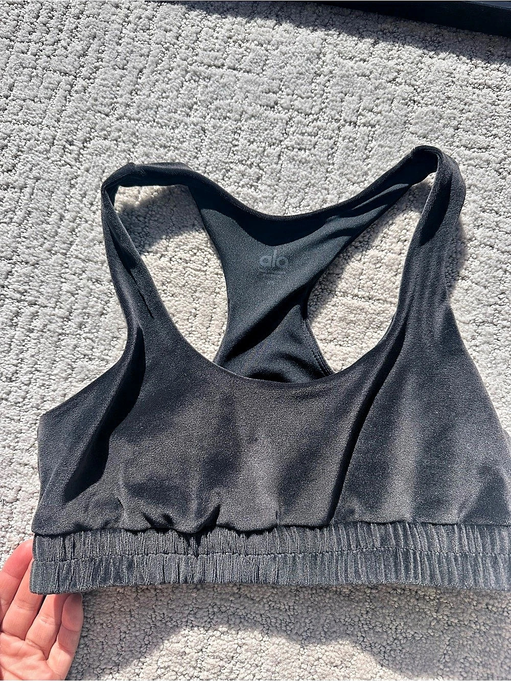 Alo Black Sports Bra Like New